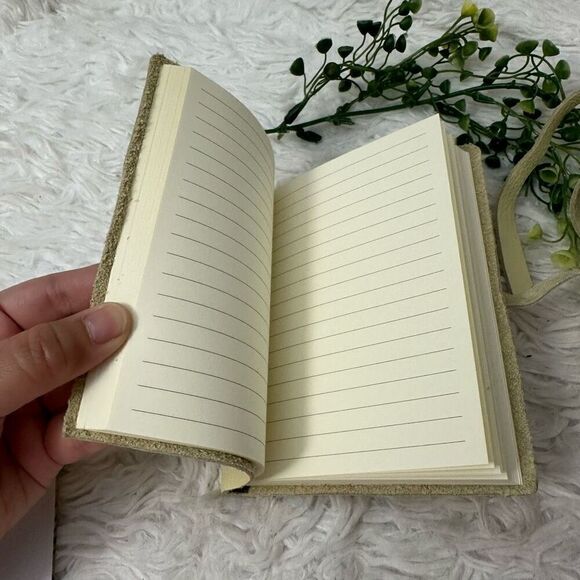 A. Cozzi Made in Italy Lemon Yellow Soft Leather Notebook‎ Pocket Journal 6”x4” - Picture 6 of 7